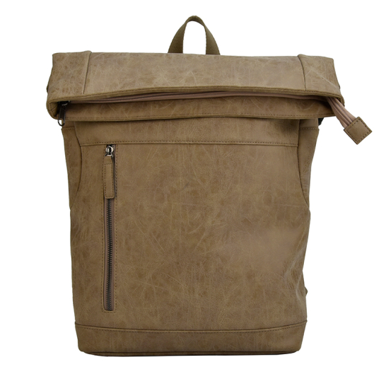 Rugzak Vintage PU Taupe 8788