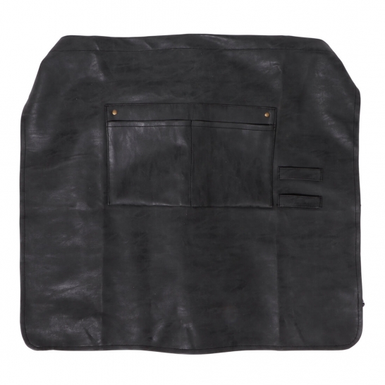 SENZA BBQ Apron Grey PU Half 24545