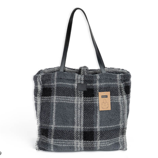 Shopper Sherpa Recycled Ruit Grijs