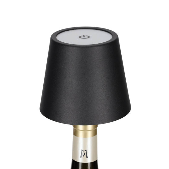 jens living led fles lamp zwart 25707