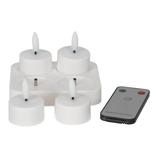 jens living oplaadbare led theelichten 4 25483