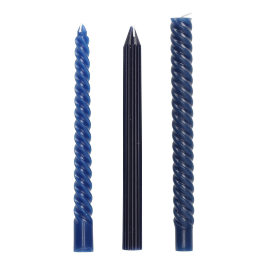 jens living swirl dinerkaarsen blauw 3 25632