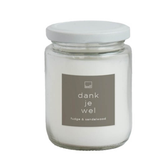 leeff jar candle l dank je wel