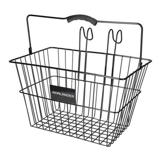 norlander fietsmand zwart 28975