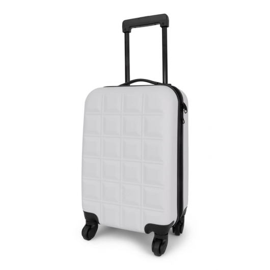 28141 Norlaender Cabin Size Trolley Squared White