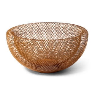 24423 SENZA Wired Fruitbowl Gold