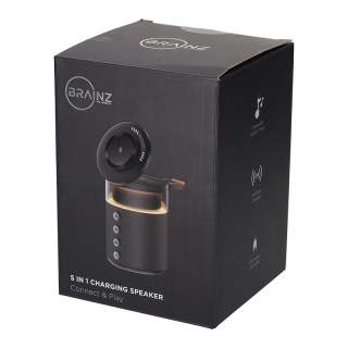 BRAINZ 5 in 1 Charging Speaker Zwart 38562 6