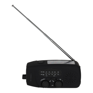 BRAINZ Emergency Solar FM LED Radio Speaker 38677 2