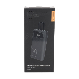 BRAINZ Powerbank Built in Cables 20.000 mAh 38683 5