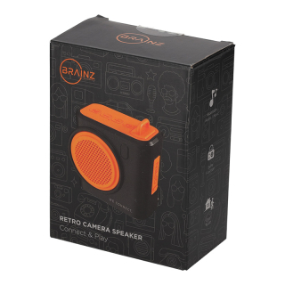 BRAINZ Retro Camera Speaker Zwart 38680 4