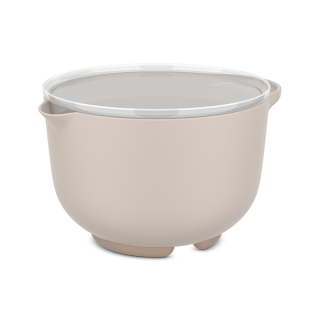Beslagkom met deksel 1500 ml chalk