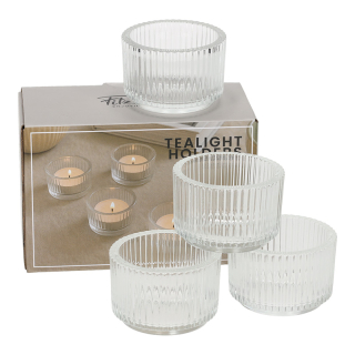 FITZ Living Theelichthouder Maas set van 4 93023 2