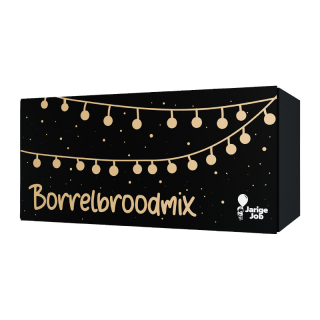 Feest voor iedereen Borrelbroodmix in papieren bakvorm 10150