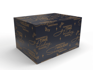 Geschenkdoos Season Greetings Blauw