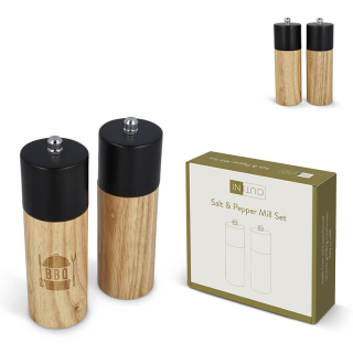 InSideOut Houten Zout en Pepermolen set LT57209