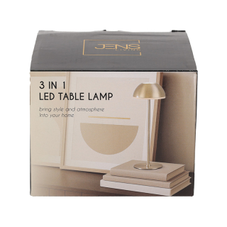 JENS Living 3 in 1 LED Touch Lamp Goud 25842 4