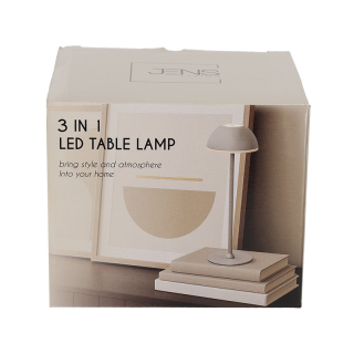 JENS Living 3 in 1 LED Touch Lamp Taupe 25840 4