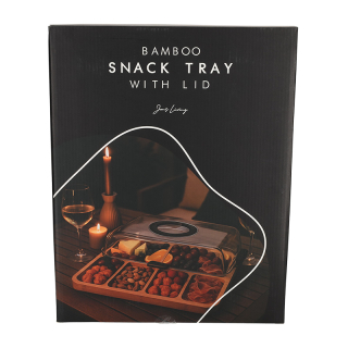 JENS Living Bamboe Snack Tray Met Deksel 25738 4