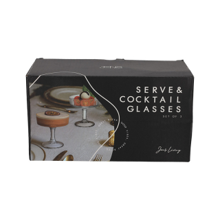 JENS Living Cocktailglazen Ribbel set van 2 24298 3