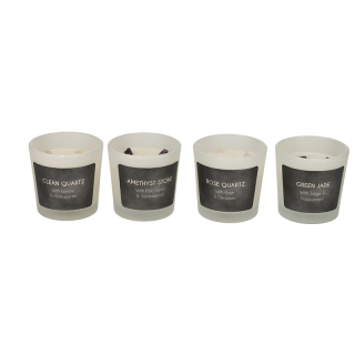 JENS Living Edelsteen Geurkaarsen Zwart set van 4 25899 2 JENS Living Edelsteen Geurkaarsen Zwart set van 4 25899 2