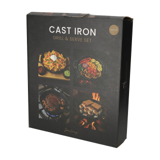 JENS Living Gietijzeren Grill Serve Set 25537 3