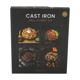 JENS Living Gietijzeren Grill Serve Set 25537 4