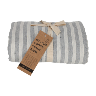 JENS Living Hamamdoek Strepen Grijs 200x200 25860 1