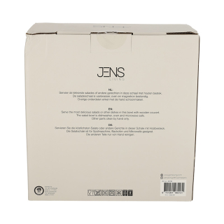 JENS Living Saladeschaal Met Bestek Steengrijs 25756 5