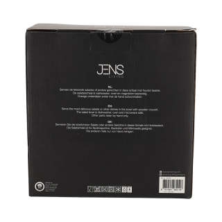 JENS Living Saladeschaal Met Bestek Zwart 25757 5