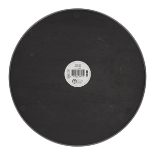 JENS Living Serveerplank Artisan Rond Zwart 25875 1