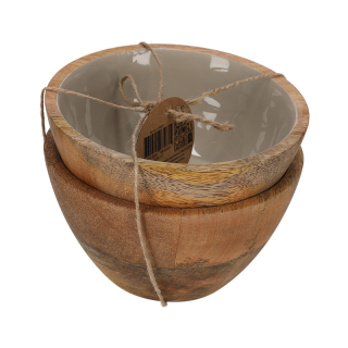 JENS Living Serveerschaaltjes Shiny Ovaal set van 2 25883 3