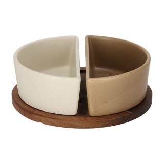 JENS Living Serveerset Faas Wit Taupe 25831 1