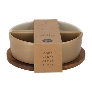 JENS Living Serveerset Faas Wit Taupe 25831 3