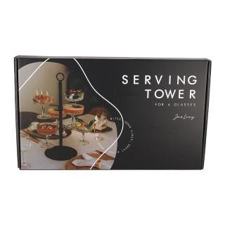 JENS Living Serveertoren Zwart 25716 4