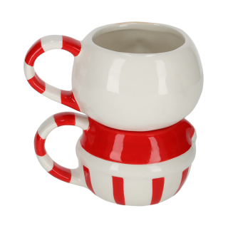 JENS Living Stapelmok Kerstman set van 2 25907 2