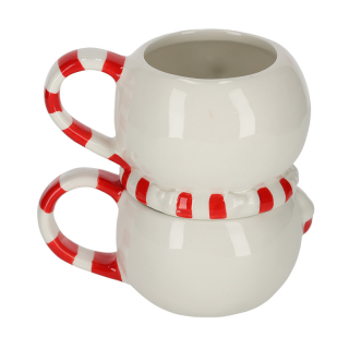 JENS Living Stapelmok Sneeuwpop set van 2 25906 1