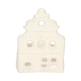 JENS Living Theelichthouder Huis Off White Small 25884 1