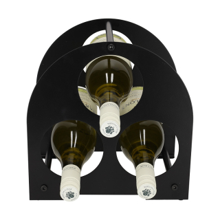 JENS Living Wijnrek Zwart 25814 1