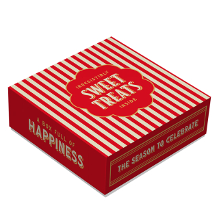 Kerstpakketdoos Bodem en Deksel Fun Cooking 40x40cm