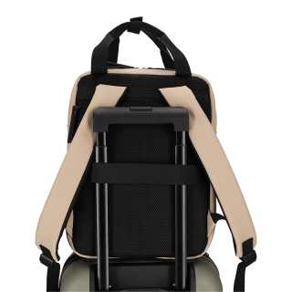 Norlander Dull PU Rugtas Eco Lining Taupe 29043 7