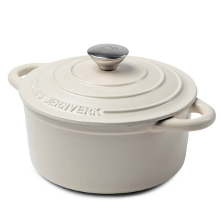 Orrefors jernverk grote geemailleerde braadpan 5l creme Orrefors jernverk grote geemailleerde braadpan 5l creme