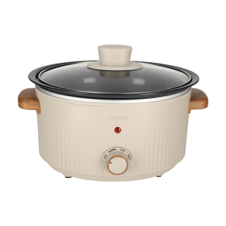 ROQUET Slowcooker 3L Roots Zand 41007 1 ROQUET Slowcooker 3L Roots Zand 41007 1