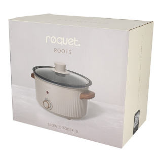 ROQUET Slowcooker 3L Roots Zand 41007 5 ROQUET Slowcooker 3L Roots Zand 41007 5