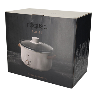 ROQUET Slowcooker 3L Roots Zand 41007 7 ROQUET Slowcooker 3L Roots Zand 41007 7