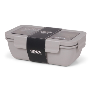 Senza Lunchbox 1100ml Grijs 24889