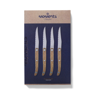 Steakmessen Set van 4 Acaciahout 2 Steakmessen Set van 4 Acaciahout 2