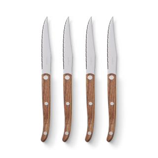 Steakmessen Set van 4 Acaciahout