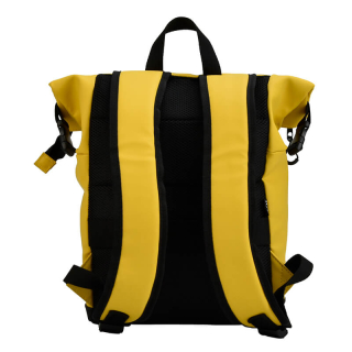 Travel rugzak geel 8792 achterzijde