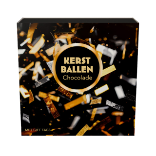 We like to party Kerstballen giftbox RFA GOUD ZILVER 10307