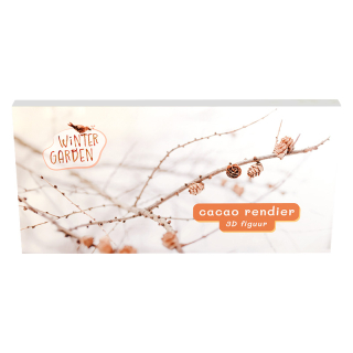 Winter garden 3D Rudolph cacao rendier 10005